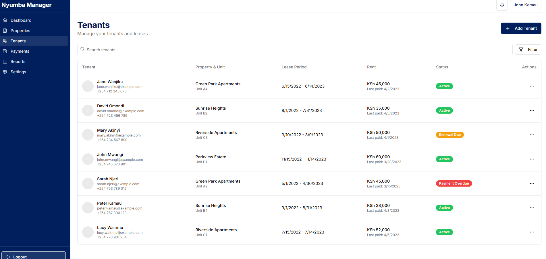 Kenyan Property Management System preview 2